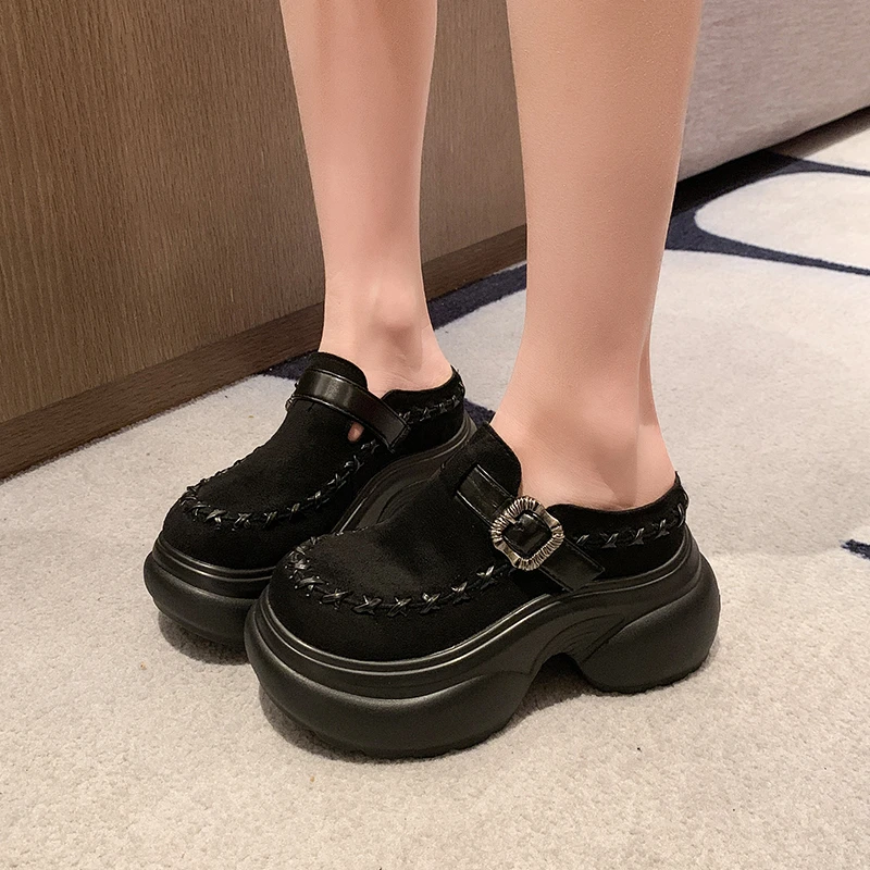 New Women's Suede Hand Stitch - Women'S Shoes Hands Free 评论和价格