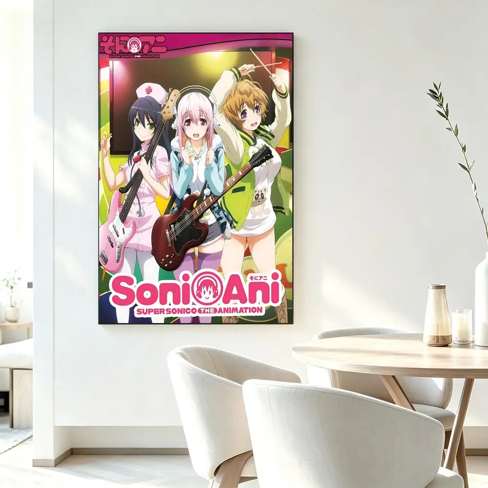 Character Super Sonico Poster HD-Druck Frischer Eleganter Stil Wandkunst Heimdekoration für Wohnzimmer Schlafzimmer Geschenk – Detail 20