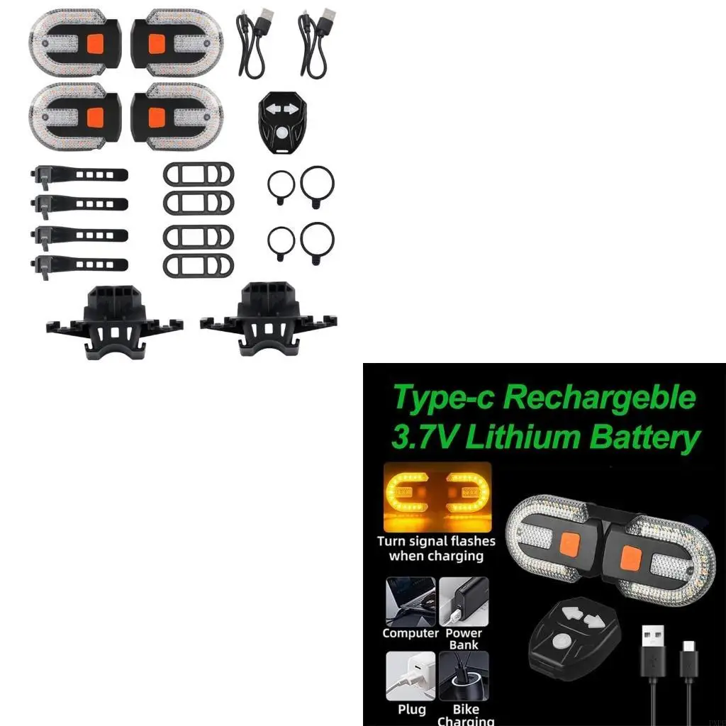 

Rechargeable Bicycles Tail Light Signals Waterproofed Bicycles Rear Light