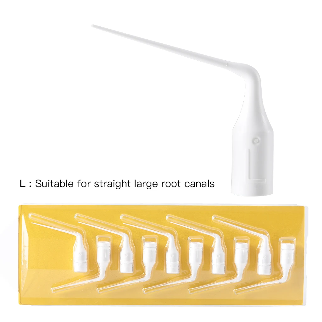 20 Stück AZDENT Dental Ultraschall-Aktivator-Spitzen, Endo-Irrigator-Spitzen Größe S/L für gerade, große und schmale, gebogene Wurzelkanäle – Detail 6