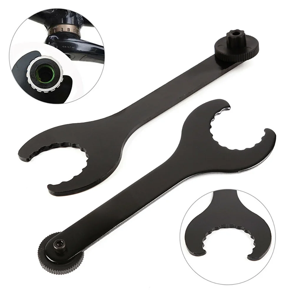 

Center Axle Wrench Carbon Steel Bike Repair Spanner Mountain Road Bike Crankset Removal Tool Center Axle Wrench
