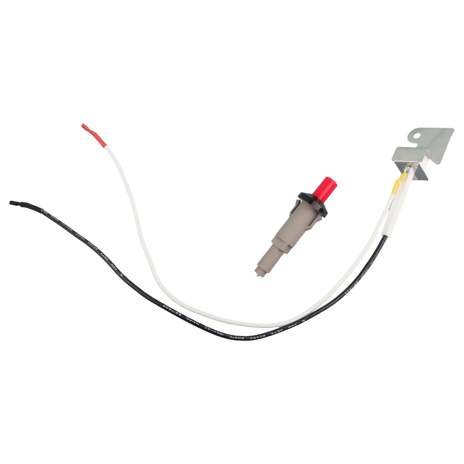 1pc Push Button Ignition With 1pc Gas Collector Ignition Chamber For Weber Q300 Q3000 Gas Burner Replacement Ignition Kit