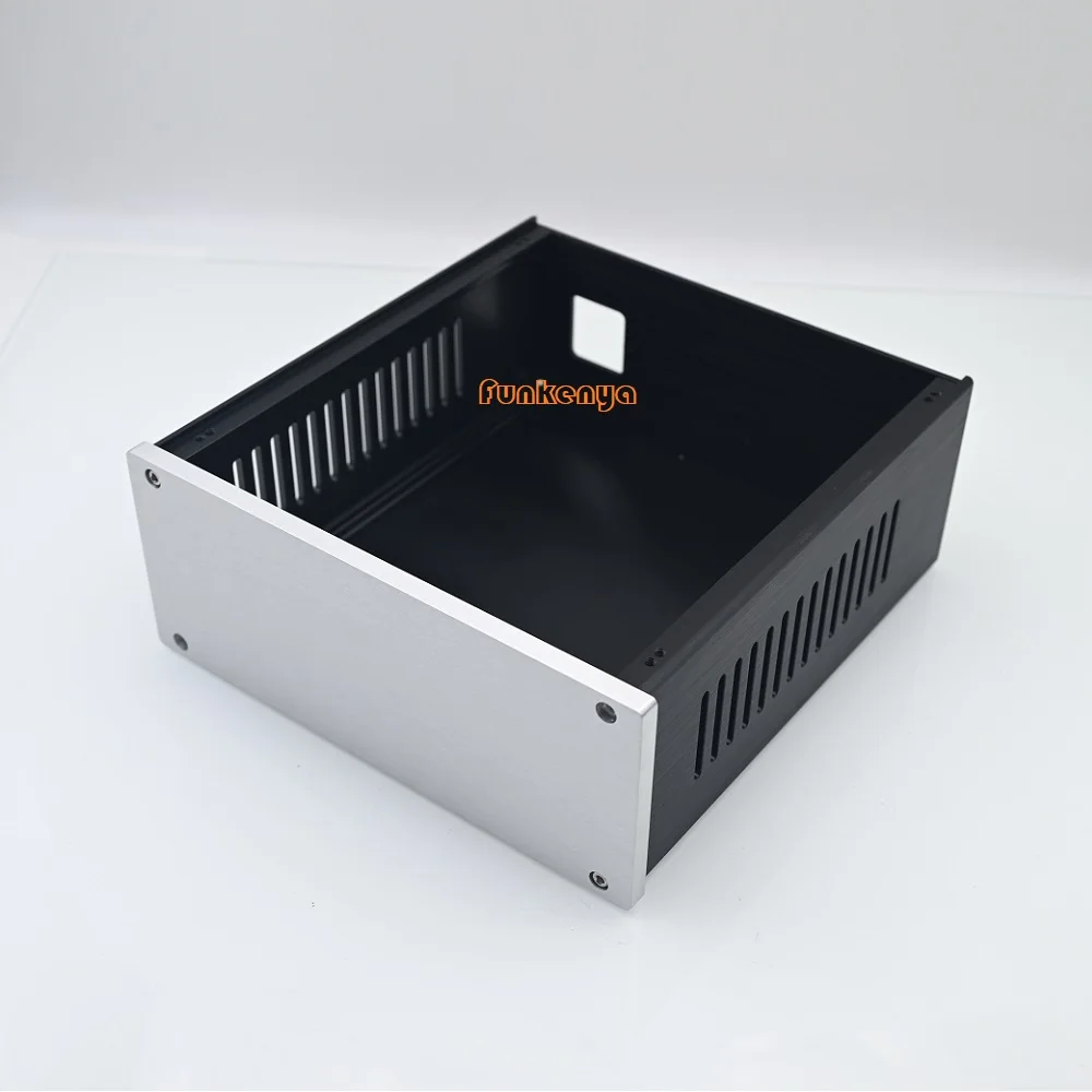 W219 H90 D228 Aluminum DIY Ventilated Panel Chassis Preamp Amp Headphone Case PSU Rear Class Enclosure Earphone DAC Decoder PSU