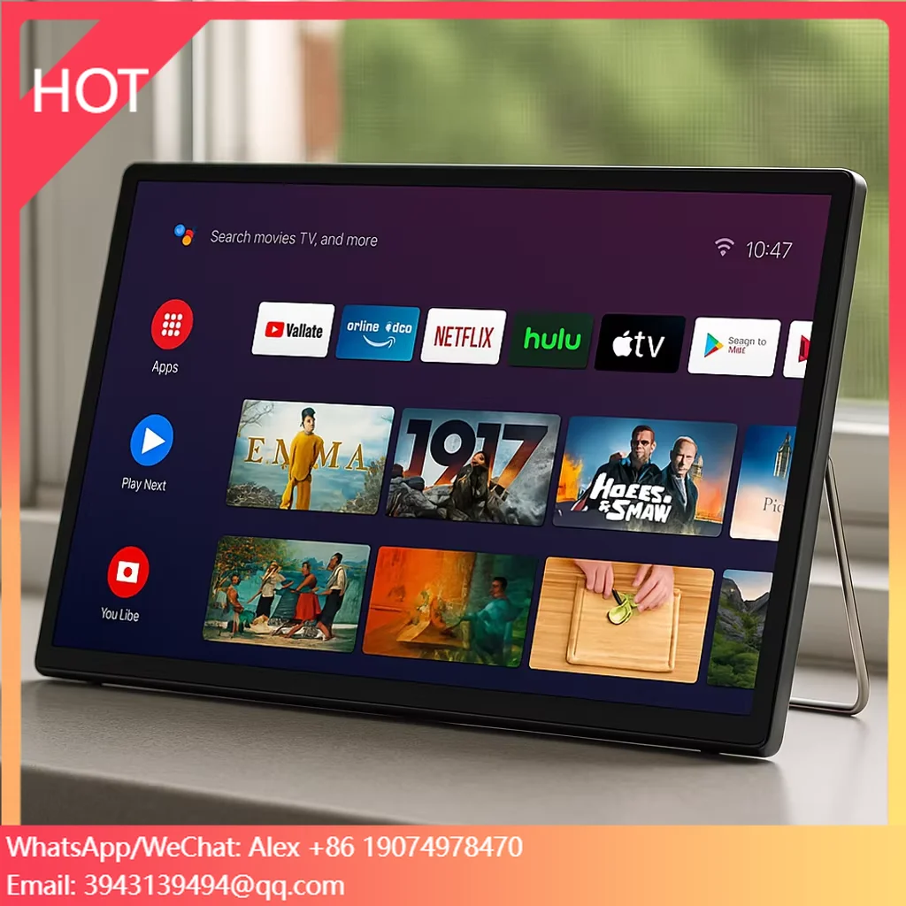 Portable Digital Smart Wifi TV Mini Led TV GTV Google TV With FM Radio DVB-T2/ ATSC/ ISDB