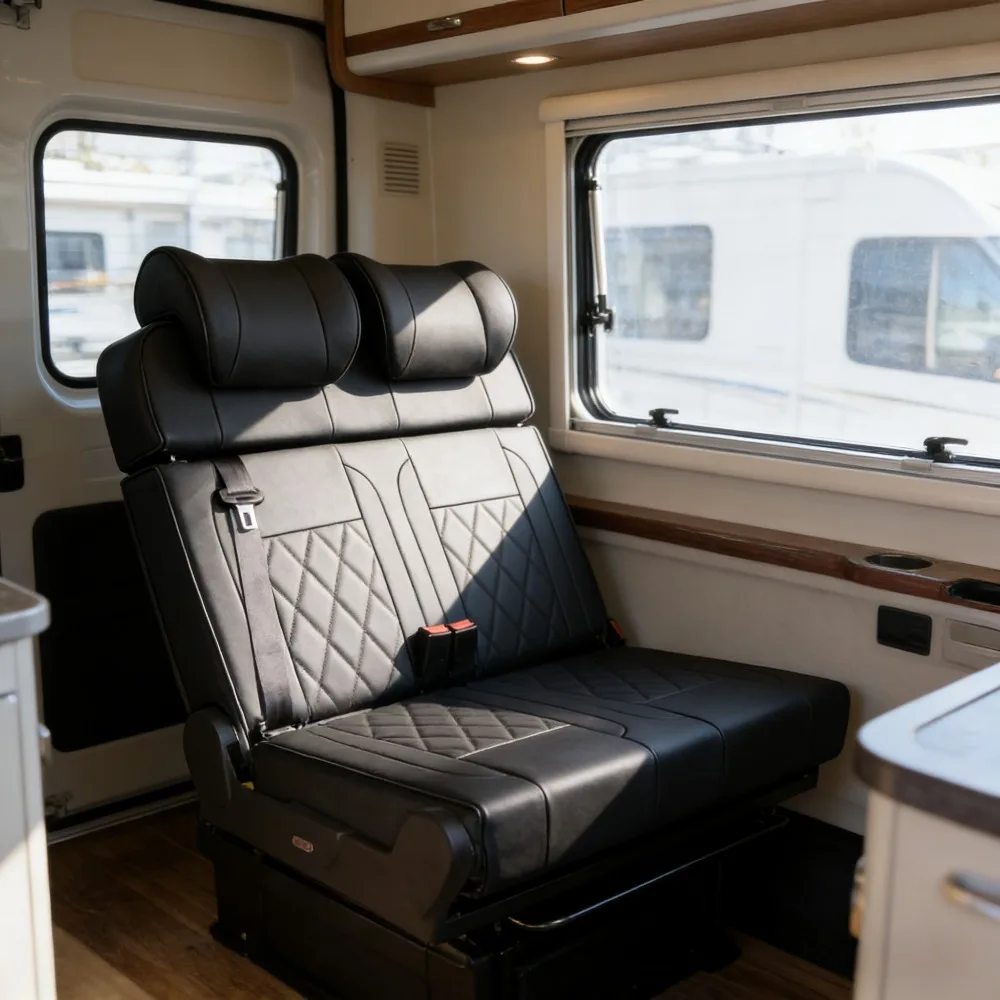 Luxury Adjustable Backrest Folding Seats Custom Wholesale Passenger Seating for MPVs Vans Motorhomes - Comfortable Travel