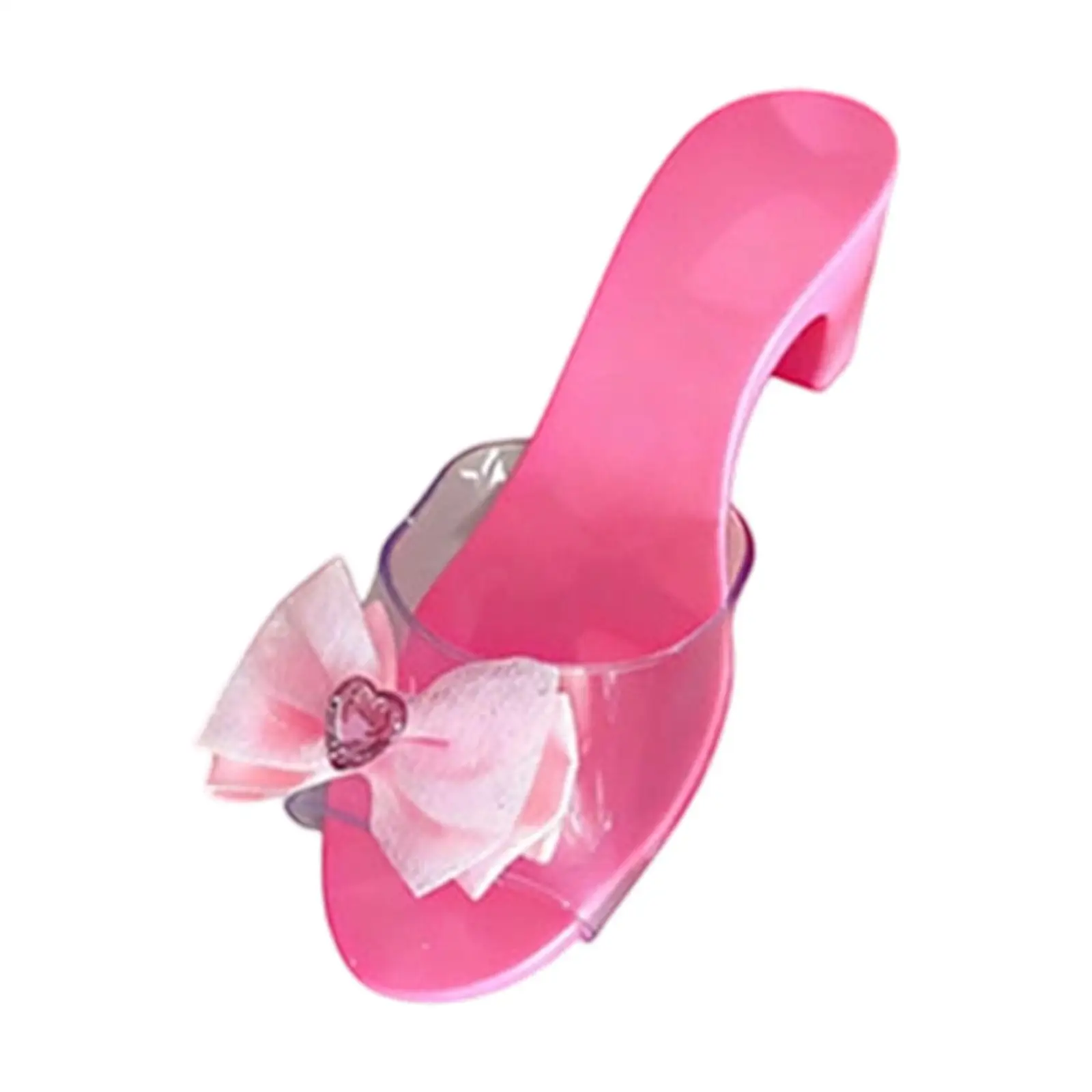 Jelly Sandalen Kids Hakken Cosplay Collector, Doe alsof Spelen, Mode, Verkleed Prinses Schoen Slip op Schoen voor Verjaardagsfeestje Gunsten