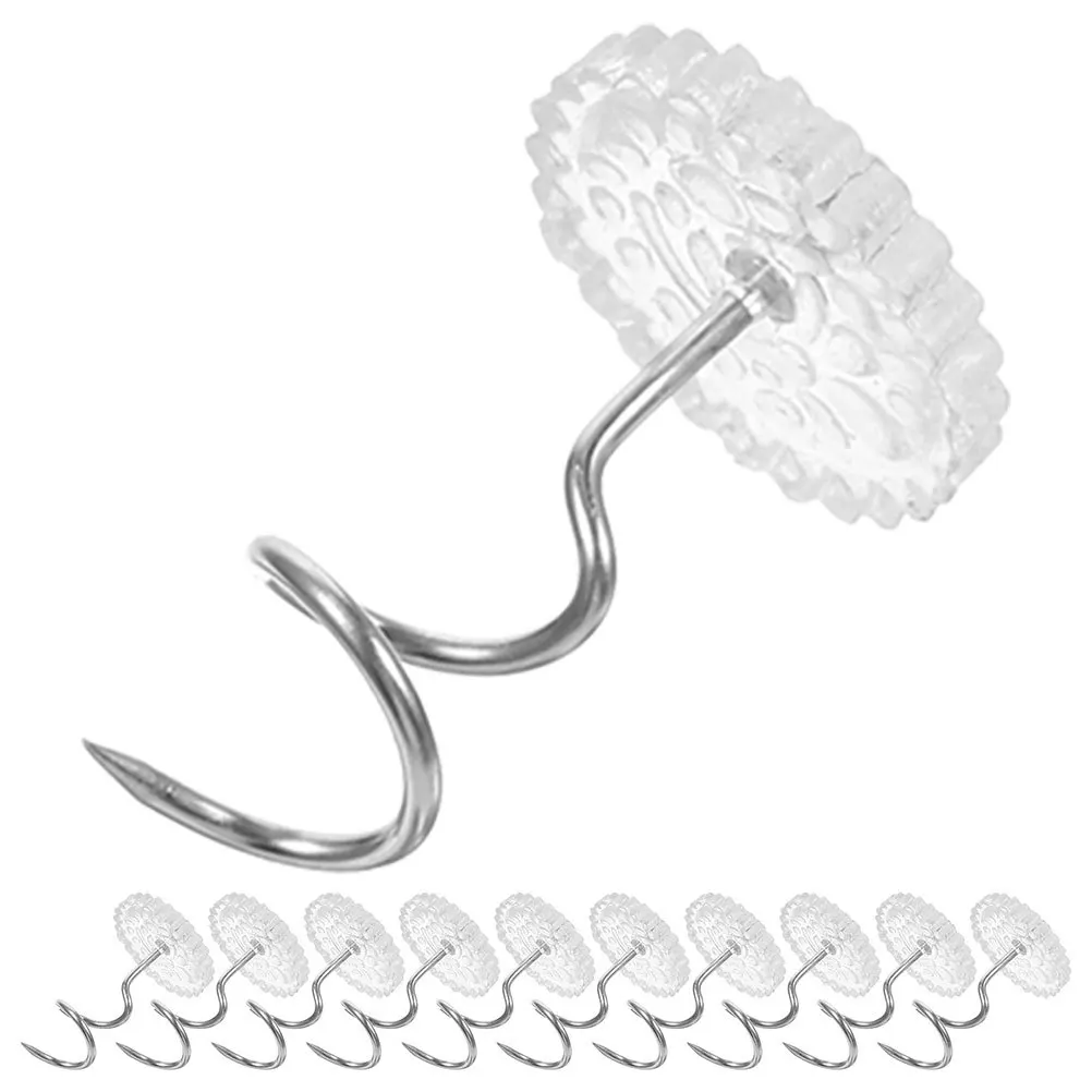 

200Pcs Anti-Slip Fixing Nails Spiral Furniture Tacks Decorative Nail for Sofa Cushion Fastening Reusable Upholstery Pins