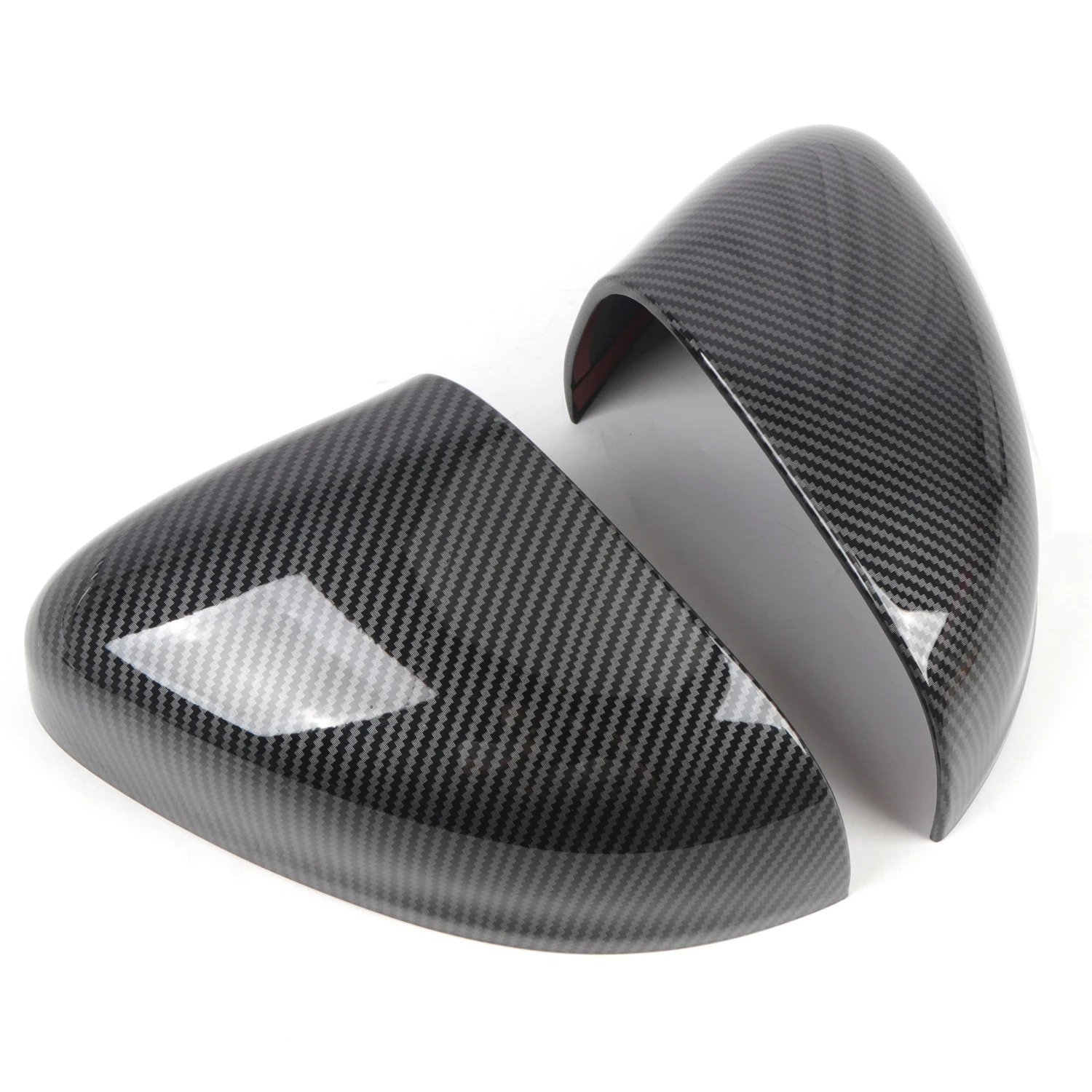 

Car Exterior Mirror Cover for Ford Puma 2019-2023 ABS Plastic Carbon Fiber Style Side Mirrors Caps Cases Self-Adhesive 2PCS