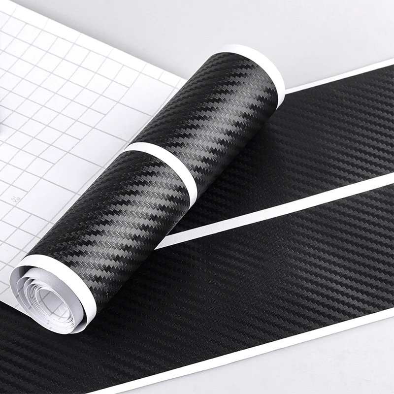 5Pcs Car Door Sill Scuff Plate Decor Carbon Fiber Stickers For BMW M X3 X4 X5 X6 X7 E34 E36 E39 E46 E53 E60 E61 E62 E70 E87