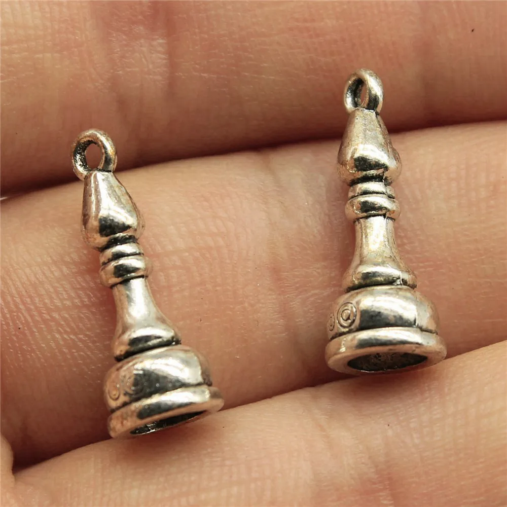 Supplies For Jewelry Chess Pawn Charms Items Accessories 12pcs