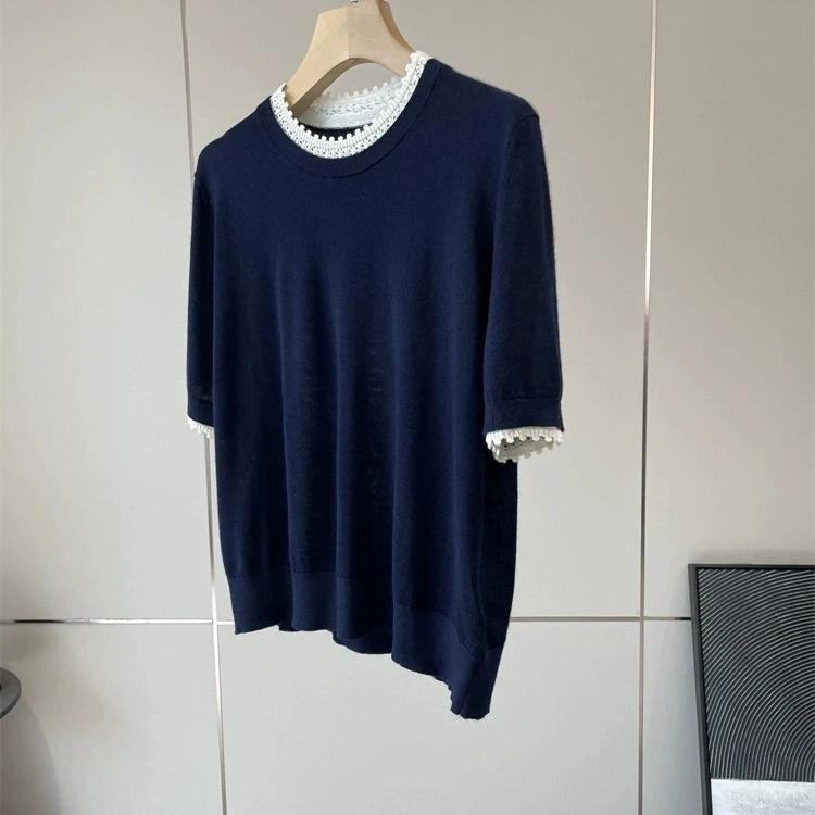 

Повседневный вязаный комплект-двойка Star's: свитер и брюки, модный тренд Весна 2026, стандартная длина, женская одежда