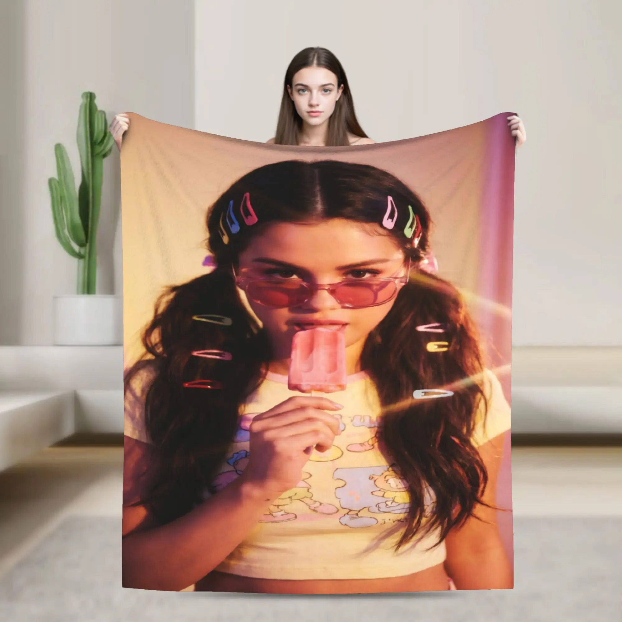Selenas Gomezs I Said I Love You First Stuff Blankets Ultra-Soft Fleece  Throw Blankets Relax Plush Thin Quilt