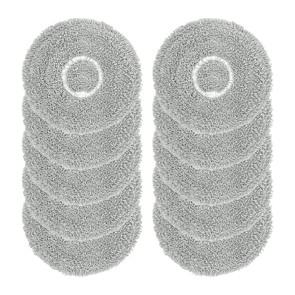 4/10pcs Vacuum Cleaner Mop Cloths For Conga X70 Robot Vacuum Cleaner Replacement Accessories Washable Reusable Mop Cloth