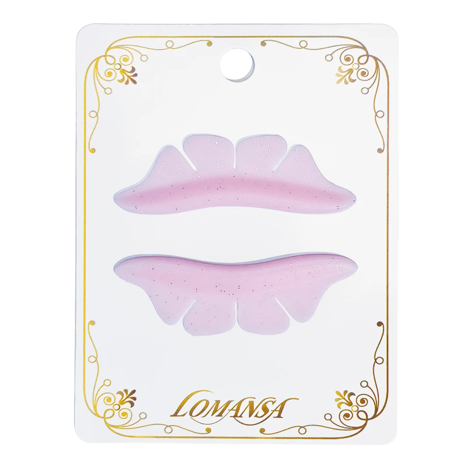 Lomansa 1 Paar Silikon Glitzer Schmetterling Lash Lift Pad Wimpern Dauerwelle Stange Schild Lash Lifting 3D Wimpernzange Zubehör Werkzeug