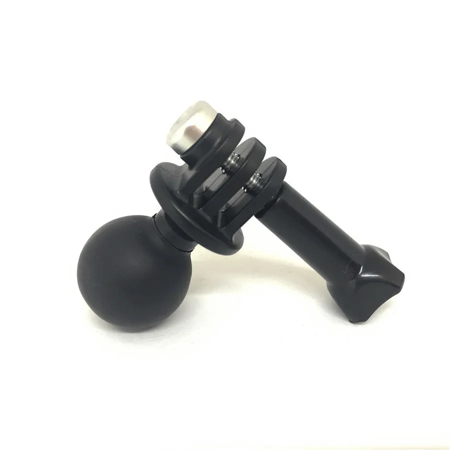 Base de cabeça tripé bola com parafuso, rotação de 360 graus, adaptador para GoPro Hero 6, 5, 4, 3 +, 3, 2, 1, Sjcam, Xiaomi, YI