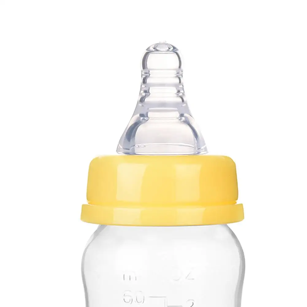 Infant Baby Mini Portable Feeding Nursing Bottle BPA Free Safe Newborn Kids Nursing Care Feeder Fruit Juice Milk Bottles 60ML