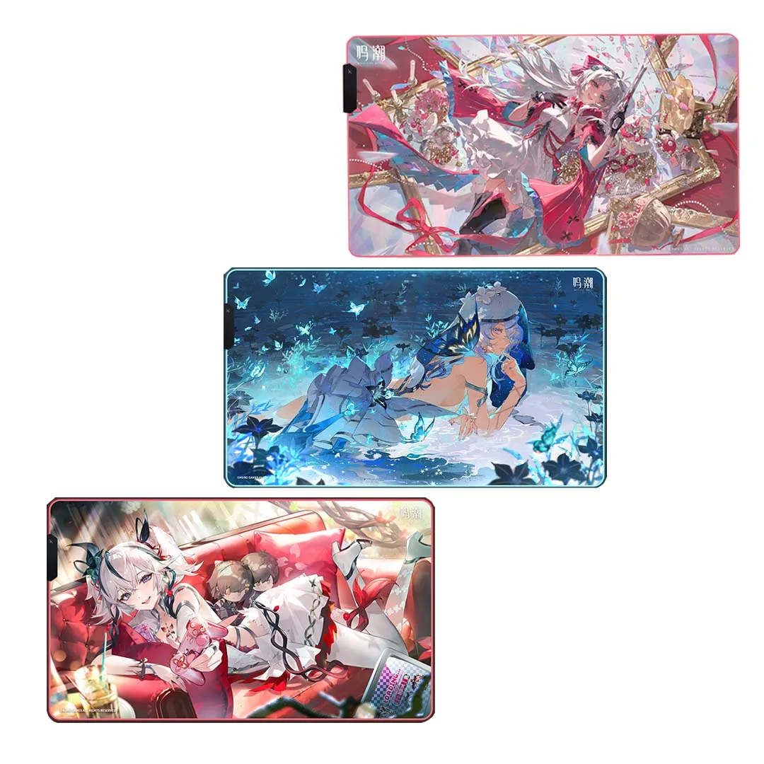 

Sunsyea Wuthering Waves Official Merch Original Authentic Resonator Theme The Shorekeeper Camellya RGB Glowing Mouse Pad