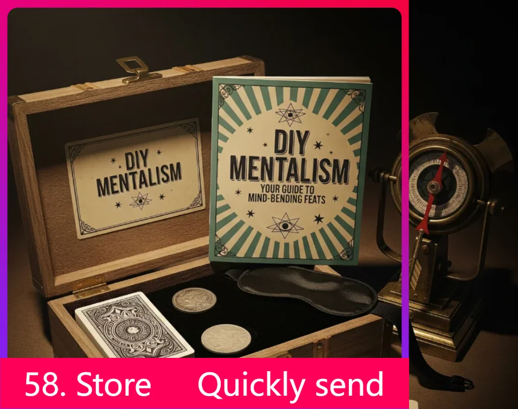 New 2025  DIY mentalism bundle by Sujat Mukherjee - Magic tricks ( 58 Store Download )