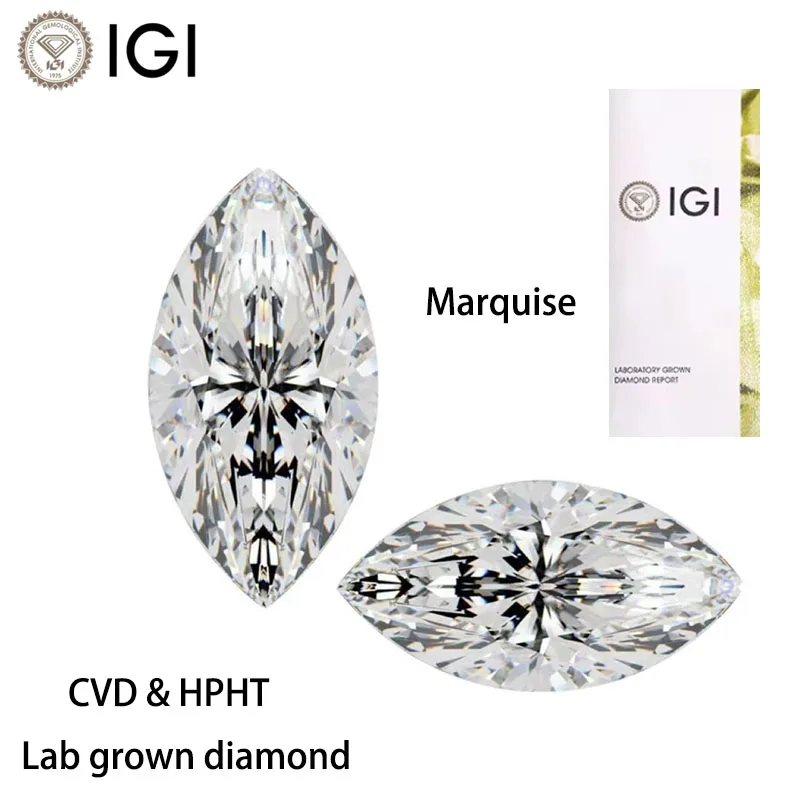 

AEAW 0.5ct 1ct 2ct DEF Color VS-VVS Round Cut Lab Grown Diamonds CVD HPHT Loose Diamond IGI GIA Certificate