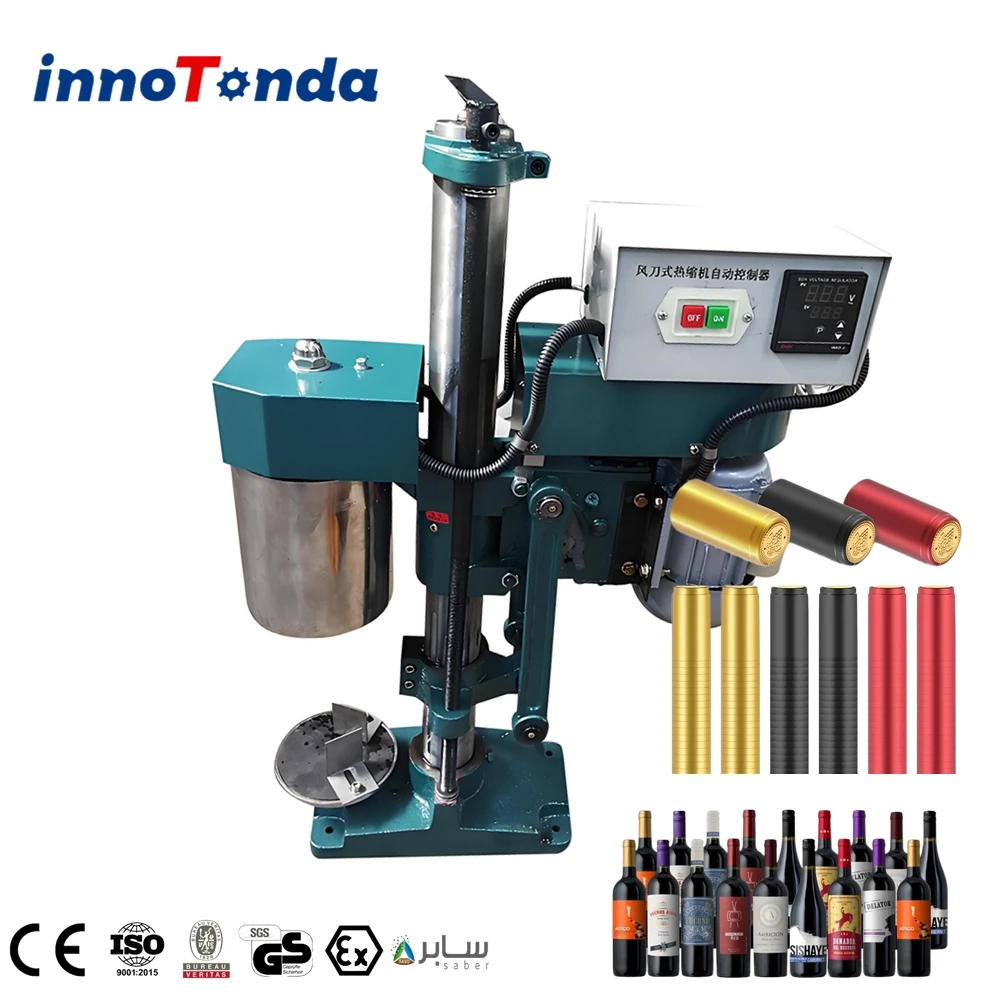 TY-A Semi-automatic Wine Bottle Ropp Metal Lock Aluminum Cap Crimping Capping Machine