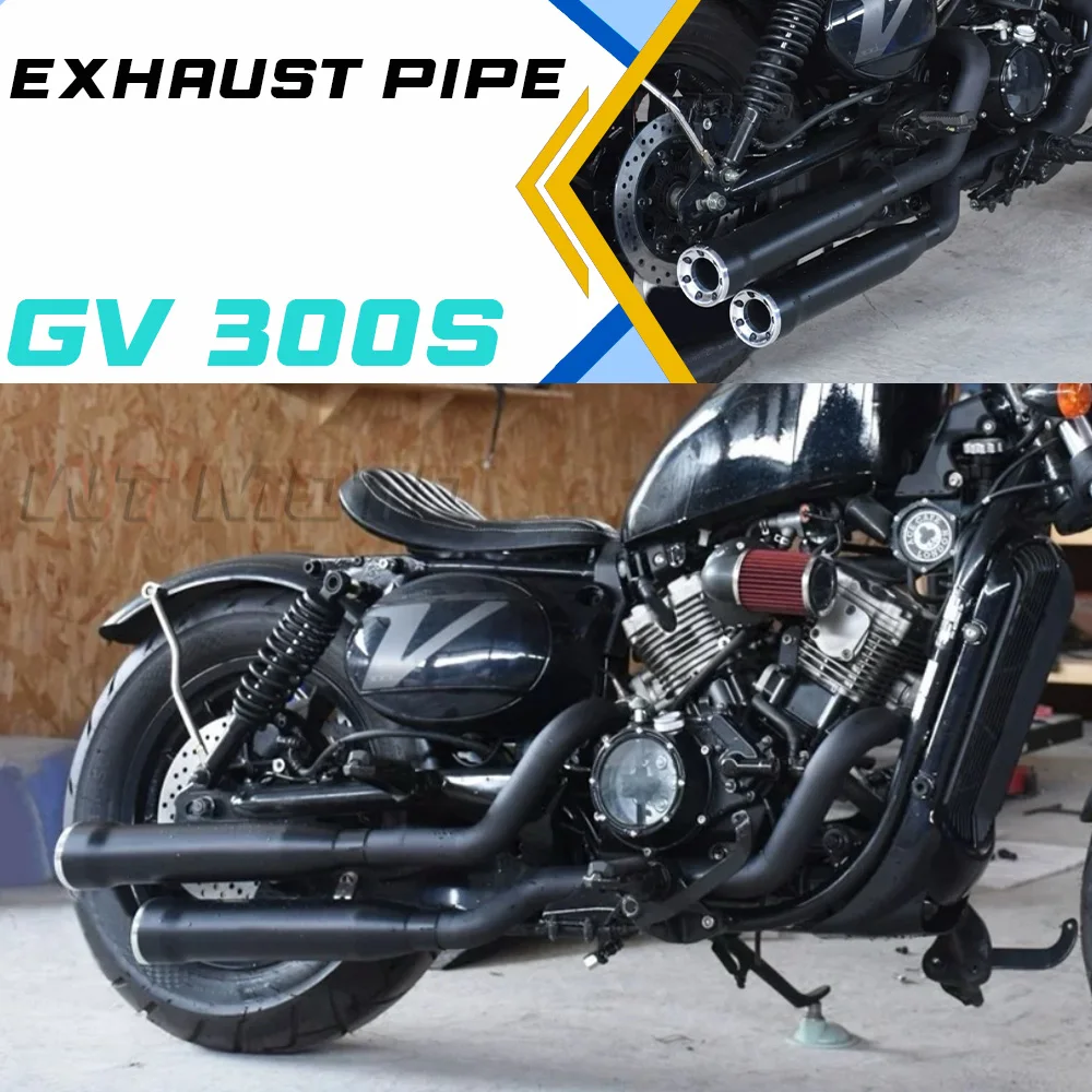 

Dual exhaust pipes on the right side produce a deep, resonant sound, like horseshoes. GV300S, GVS300, 300, GV 300GVS, GV300,