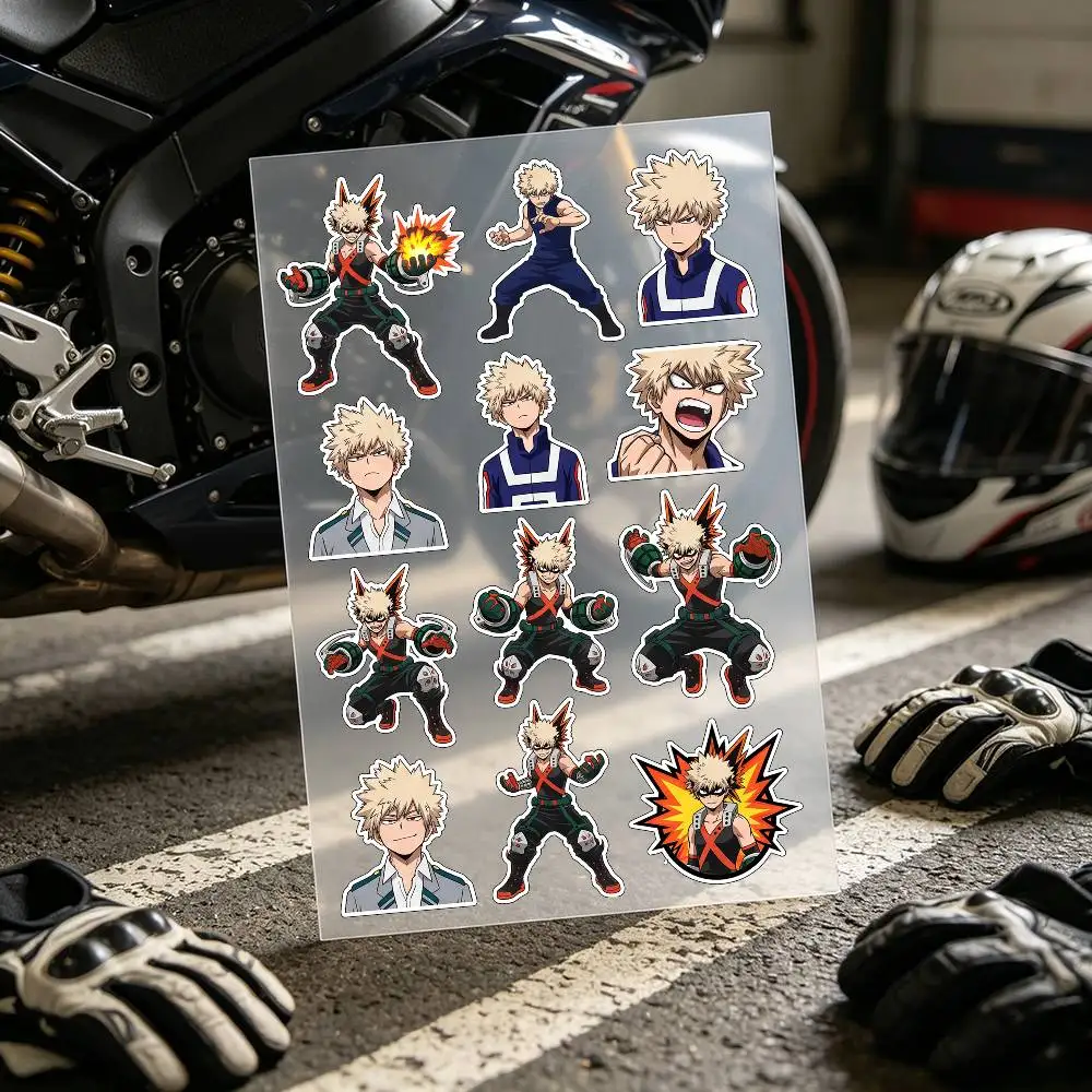 Bakugou Katsuki Stickers Auto Body Bumper Windows Motorcycle Laptop Walls Vinyl Decal Car Tuning Accessories