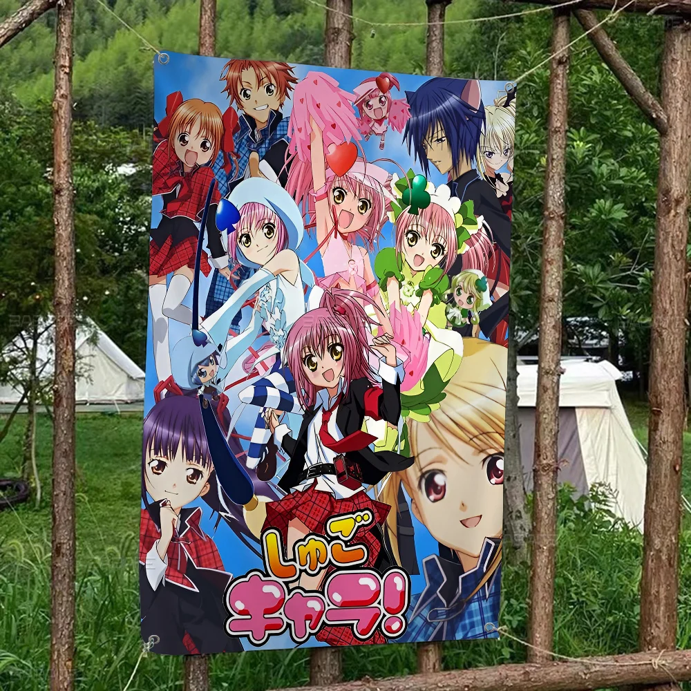 Shugo Chara Japan Anime Hinamori Amu Large Size Shop Art Promotion Advertising Booth Flag Hanging Banners