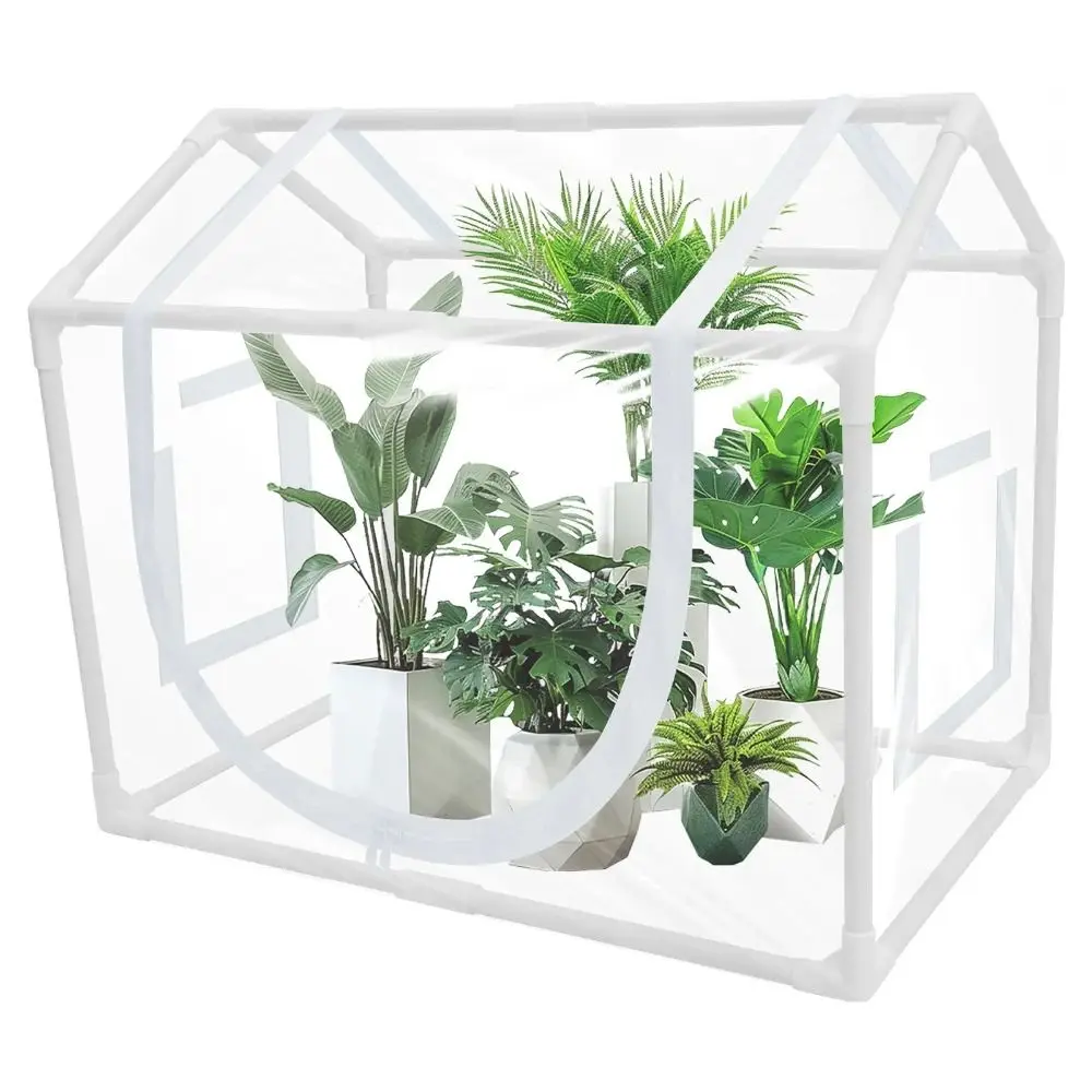 High Quality Transparent Greenhouse Tent Mini PVC Plants Warm Shed Thermostatic Portable Flower Seedling House Indoor