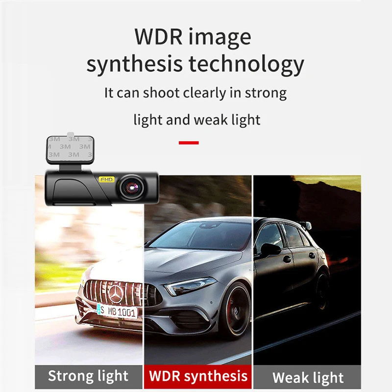 HD1080P DVR Dash Cam Mini hidden Mobile WiFi app  usb ACC 24H Monitor WDR Video Recorder Night vision Loop recording black box