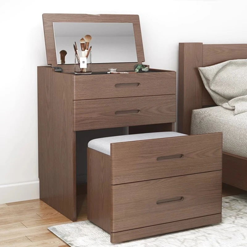 

Modern Minimal Dressing Table Nordic Apartment Kawaii Mirrors Dressing Table Storage Makeup Tocador Mueble Maquillaje Furniture