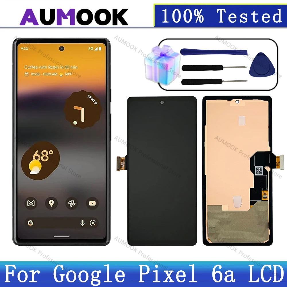 OLED For Google Pixel 6a LCD Display Touch Screen Digitizer GX7AS