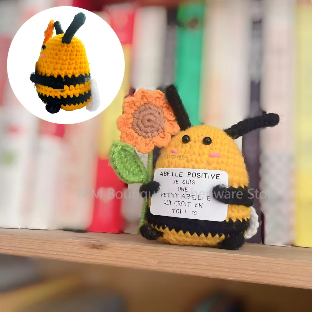 Peluche Pomme De Terre Positive - Jouet Comique En Laine - Cadeau Humour Pour Homme Femme, Famille, Collègue