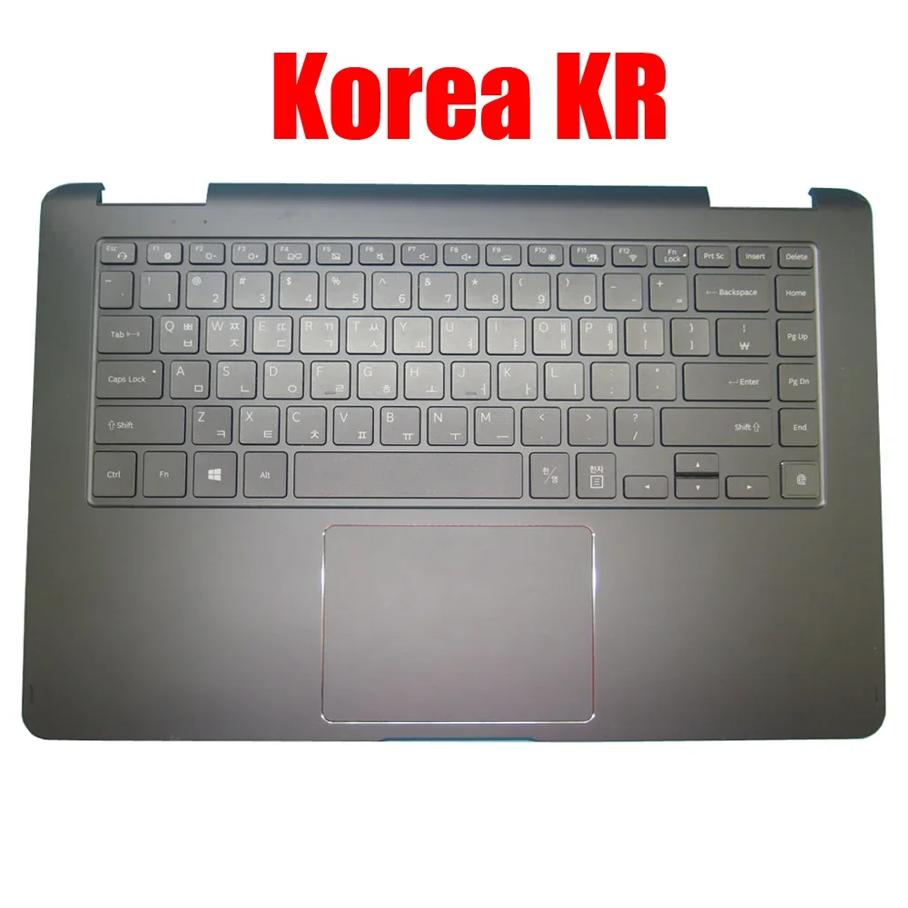 

Подставка для рук и клавиатура для ноутбука Samsung NP950SBE NP951SBE 950SBE 951SBE Корея KR BA61-03799A BA98-01683B Верхняя крышка корпуса Новая