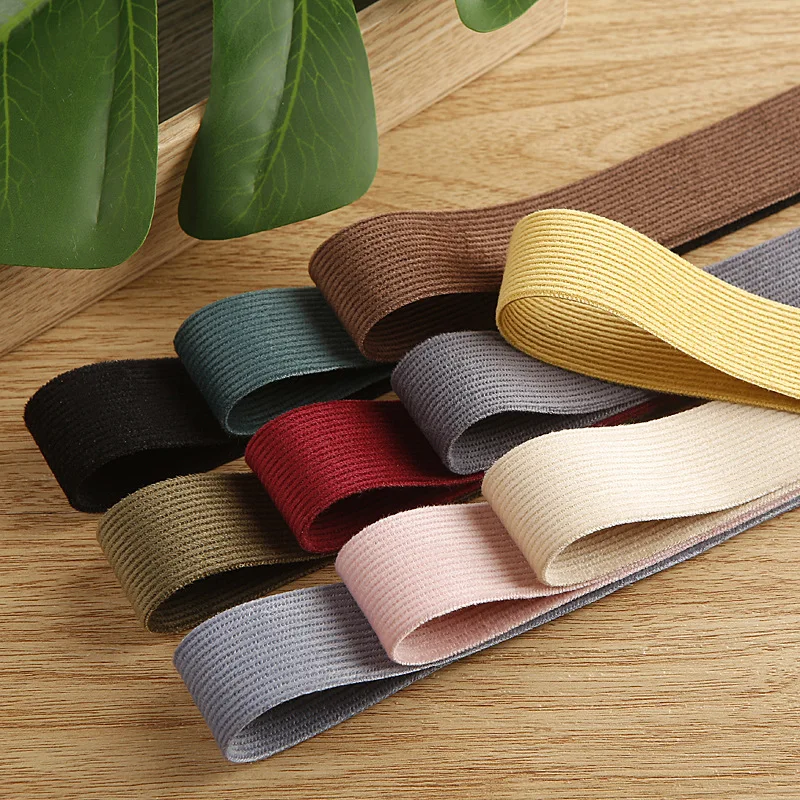 20 Yards 10MM/16MM/25MM/40MM  Double-Sided Corduroy Ribbons Hair Bows DIY Crafts Handmade Accessories