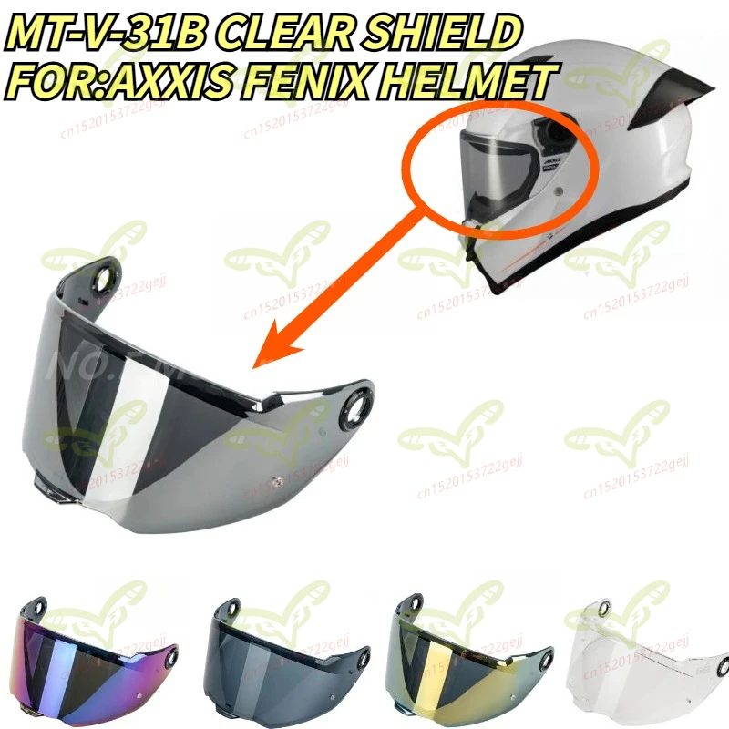 

Helmet Sunshade MT-V-31B AXXIS Lens Off-road Motorcycle Helmet Accessory Replacement AXXIS FENIX Helmet Visor Lens
