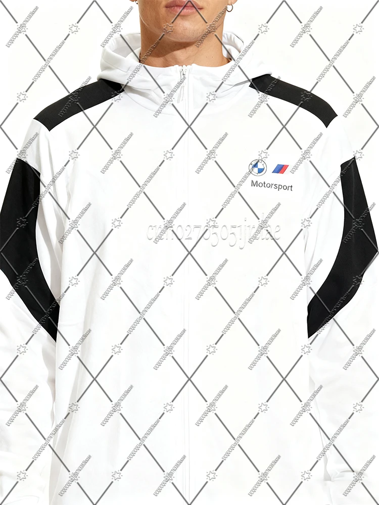 

Autumn Winter New BMW Zipper Hoodies Men Women Racing Sports Long Sleeve Sweatshirts BMW Motorcycle Coats Christmas Gifts