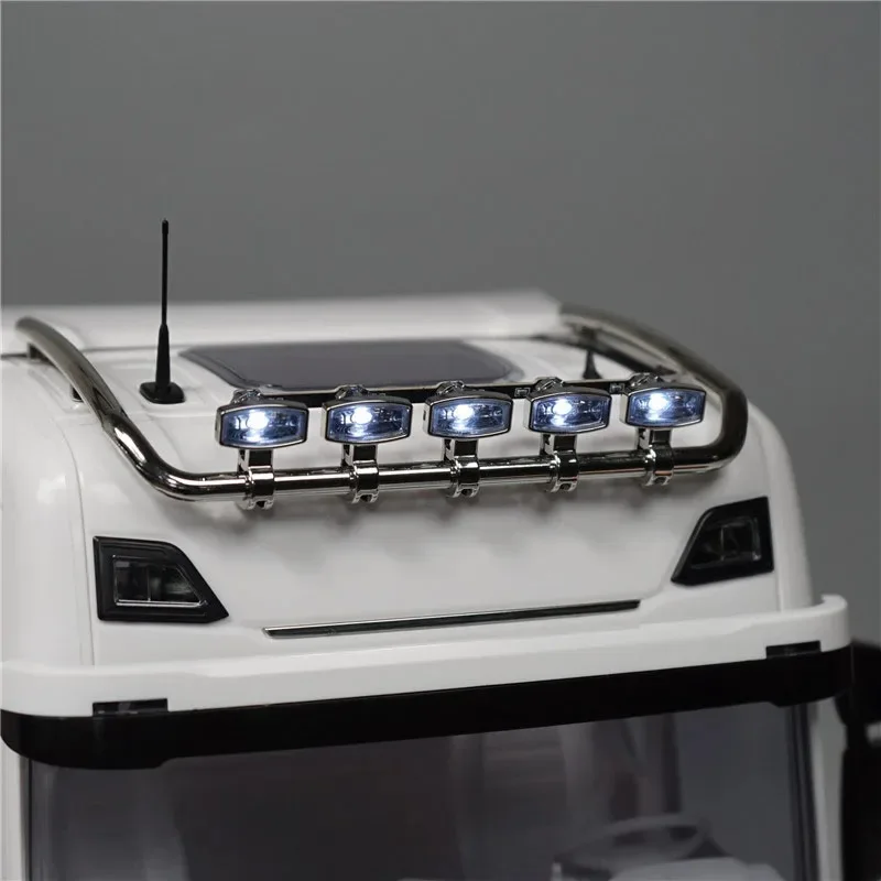 RC 1/14 5V LED Roof Spotlight PCB Light for Tamiya Hydraulic Excavator Loader Dump Truck for VOLVO Trailer Tipper DIY Parts