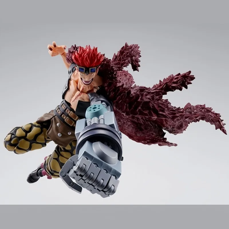 バンダイ-PVCアニメキャラクターモデル,s.h.figuarts,eustass,kid-raid pada,onigashima,aksi,オーナメント,コレクション,ギフト