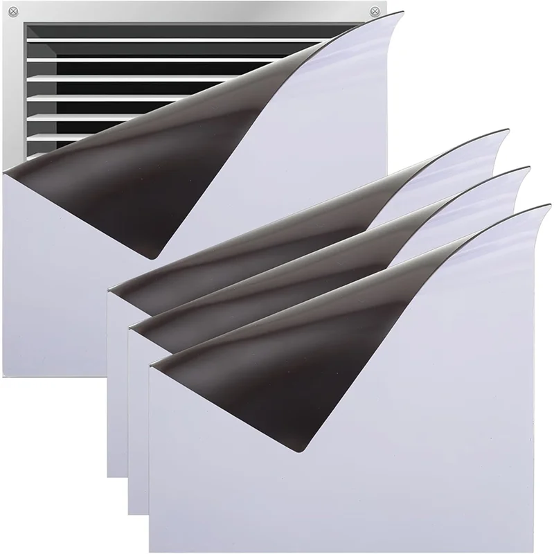 

KYCOR-полностью герметичные, магнитные вентиляционные крышки (4 шт.), 12-дюймовые для домашней стены, потолка, пола, HVAC, вентиляционные отверстия для автофургонов — конструкция магнитного регистра