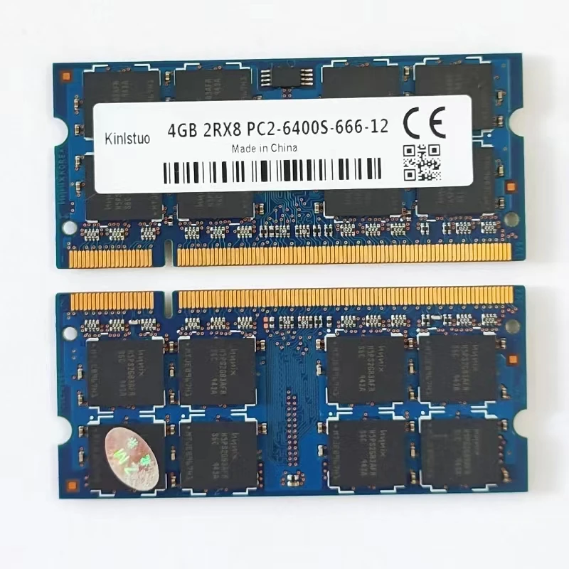 DDR2 RAMS 4GB 800MHz Laptop Memory DDR2 4GB 2RX8 PC2-6400s-666-12 SODIMM 1.8V notebook memoria