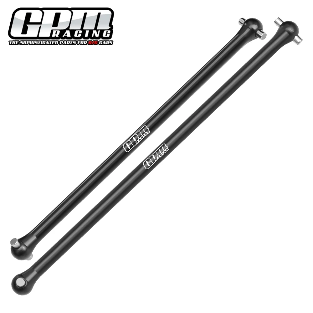 GPM for 1/8 KRATON TALION EXB V5 V6 6S RC Car Upgrade Accessories Metal Steel Central Drive Shaft Dog Bone AR310460 + AR310472