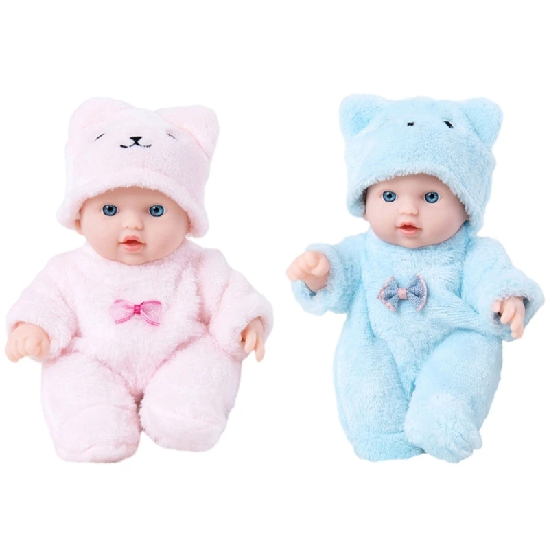 Poupées bébé à collectionner, 2 pièces, jouet en peluche pour nourrissons, cadeau éducation