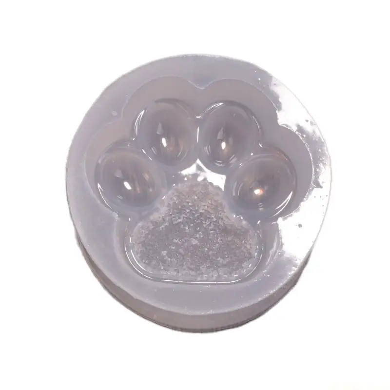 

D46E Footprint Mould Cats Paws Epoxy Mold Home Ornament DIY Handicraft Craft