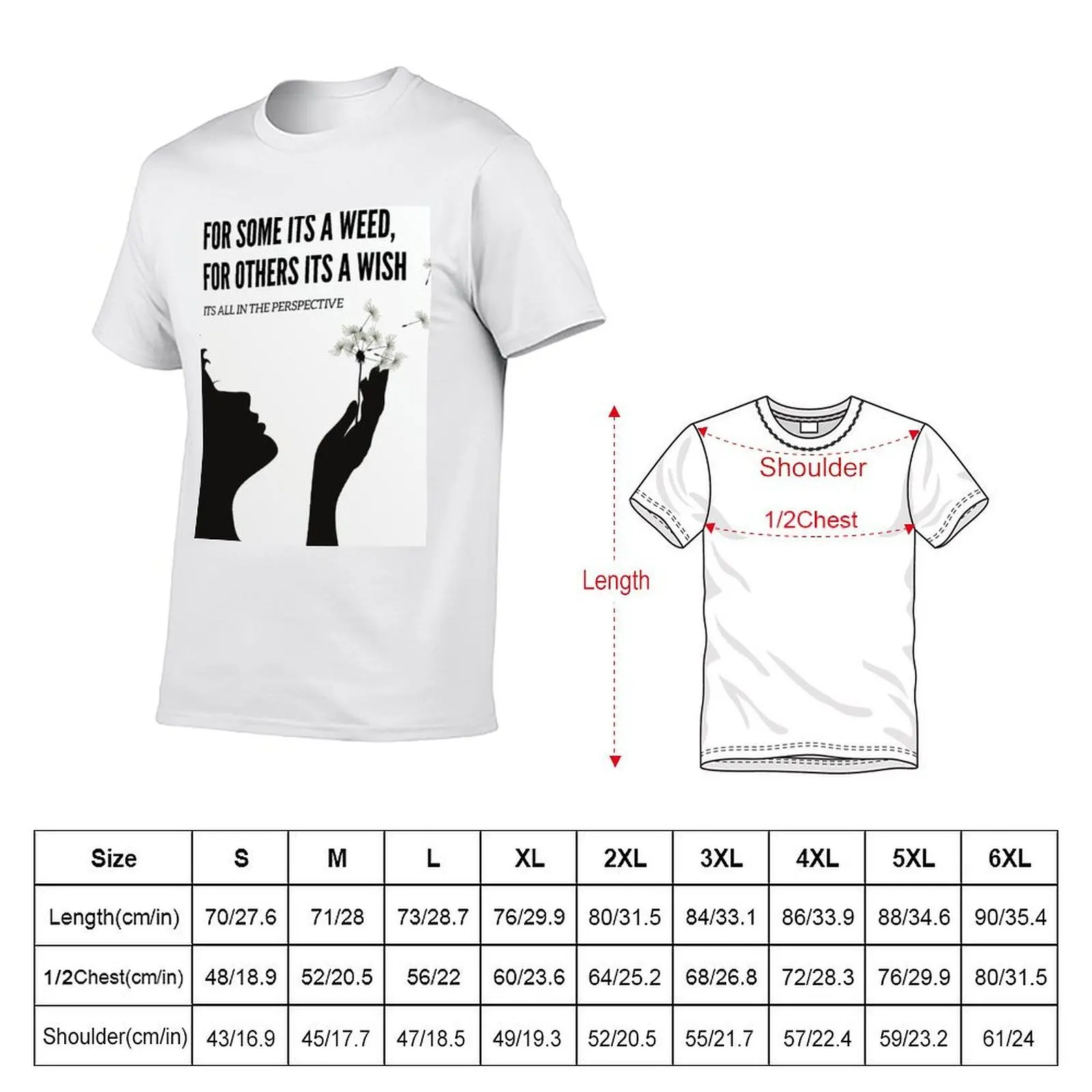 Perspective- Change your way of looking at it T-Shirt vintage anime shirt graphic t shirts funny t shirts men