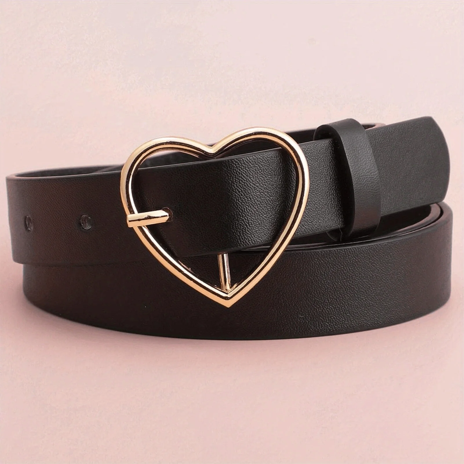 Women Imitation Leather Jeans Belt Durable & Sturdy Long Lasting Wear Belt Gift for Colleagues Neighbors Friends