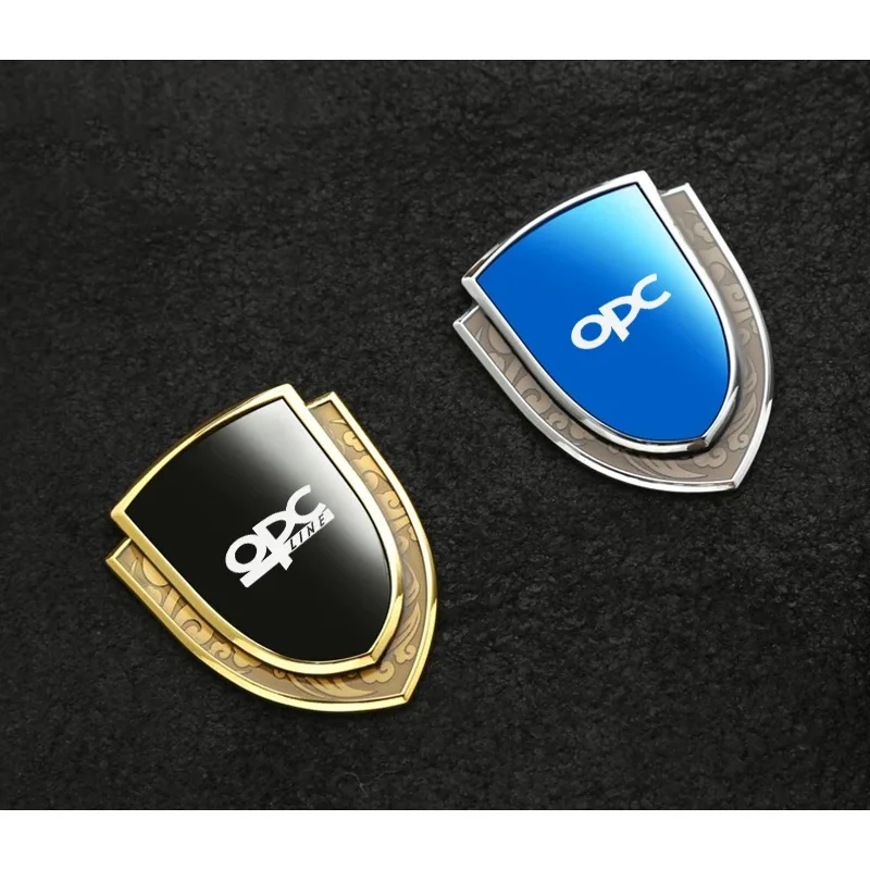 ملصقات السيارات ملحقات معدنية ثلاثية الأبعاد ملحقات السيارات لأوبل opc opcline astra h j k g vectra b c zafira b corsa c d