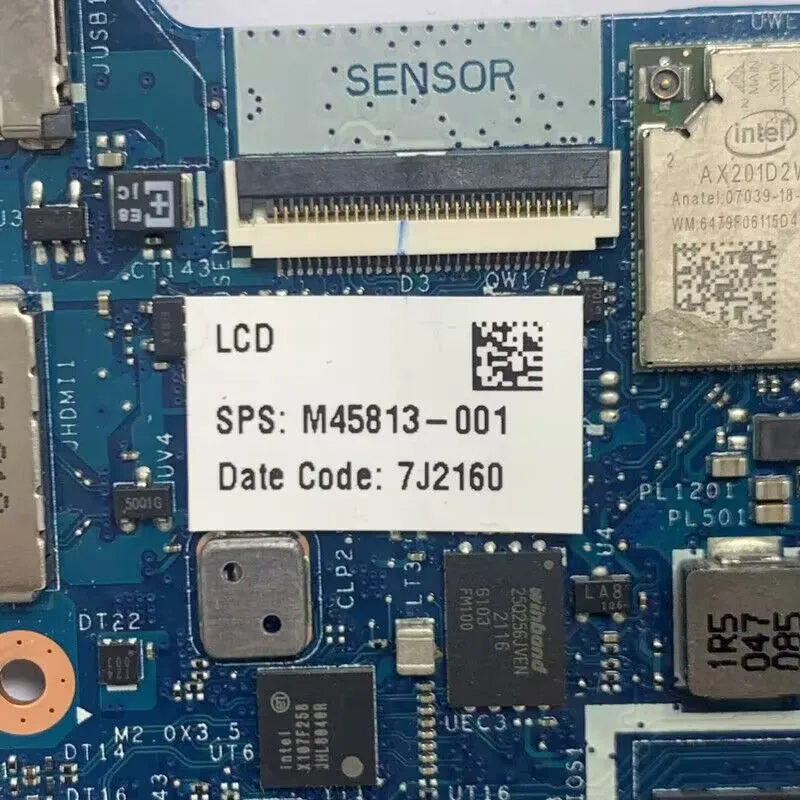 

M45813-001 M45813-501 M45813-601 для HP 1030 G8 1040 G8 с процессором SRK02 I7-1165G7 GPM30 LA-J443P, материнская плата для ноутбука, 100% протестировано, ОК