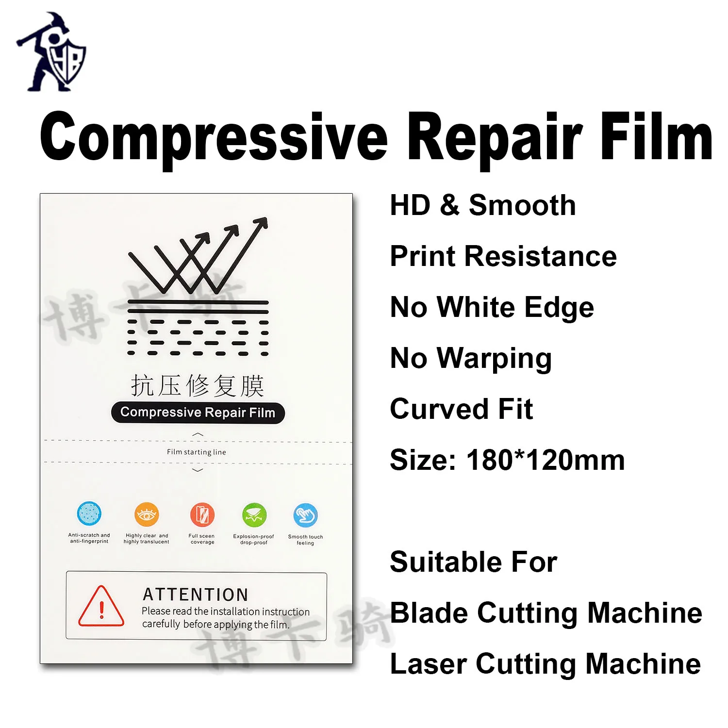 50pcs EPU Compressive Repair Hydrogel Film For Cutting Machine Flexible Phone Curved Screen Protector HD Matte Film