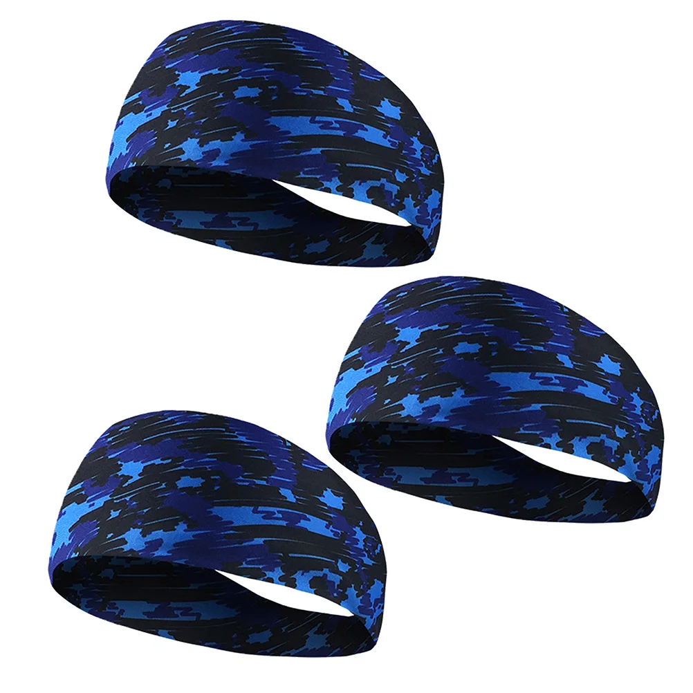 

3Pcs Elastic Hairband Sweat Absorbent Headbands for Yoga Headband For Sports Running Workout Fitness Accessories