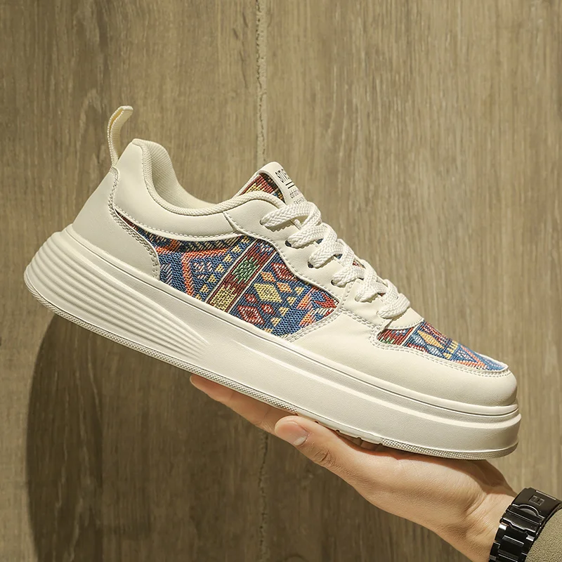 

Мужская обувь для досок, четырехсезонная повседневная мягкая подошва, увеличивающая рост, противоскользящая универсальная уличная повседневная обувь для поездок на работу, Zapatillas